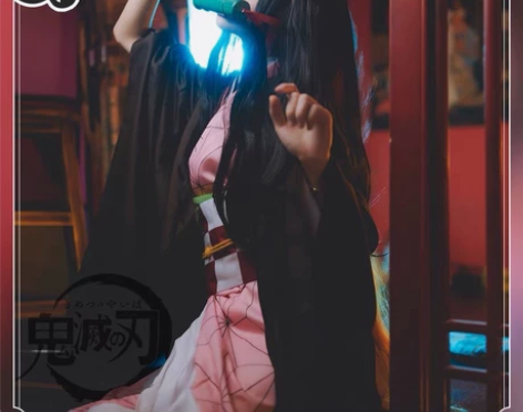 均码【三町目】鬼灭之刃cos服祢豆子灶门祢...