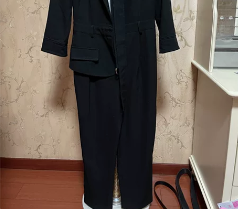 女士春夏款小众连体休闲西装连体裤S码上衣 ...