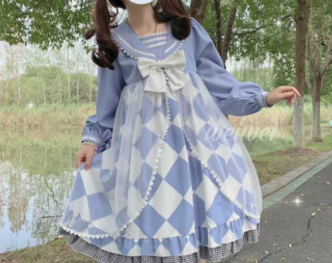 韩菇凉 厂原创设计Lolita爱丽丝兔姬洋...