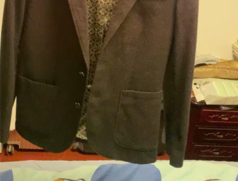 170L码男士羊毛休闲西装200包邮，思莱...