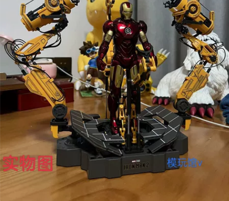 现货直发正版中动钢铁侠拆甲台+mk4套装 ...