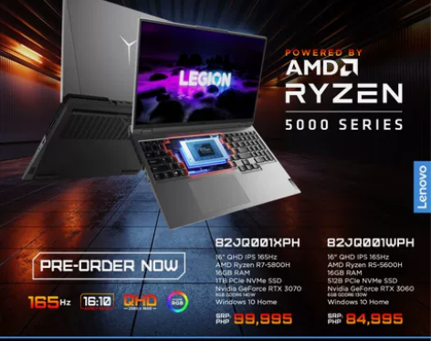 联想笔记本 2021拯救者RTX3060电...