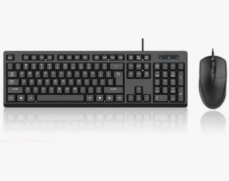 有线电脑键盘鼠标套装游戏办公家用USB打字...