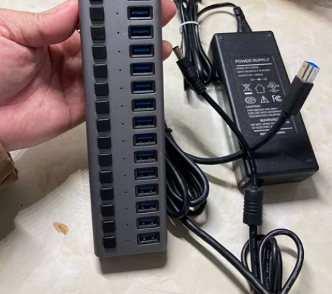 Acasis电脑USB3.0分线器，一拖1...