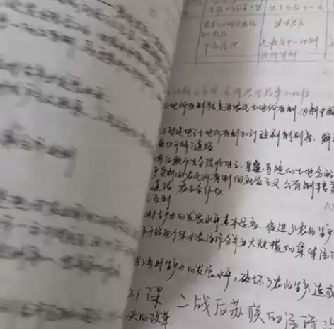 出售高中历史笔记必修一，必修二，必修三手写...