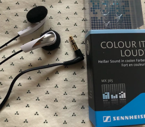 森海塞尔 mx365 白色 耳塞 仅拆封试...