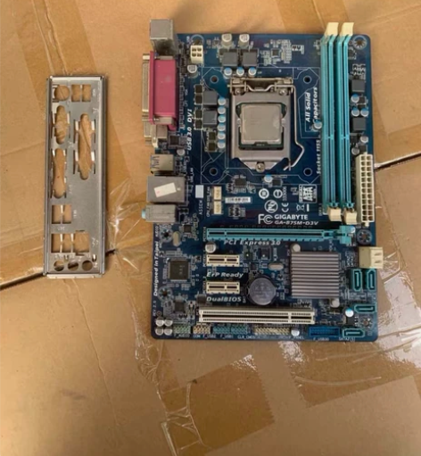 技嘉b75 拆机主板 正常使用的 无修 二...