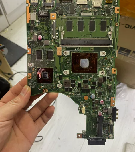 华硕x555y主板 集成E2-7110C...