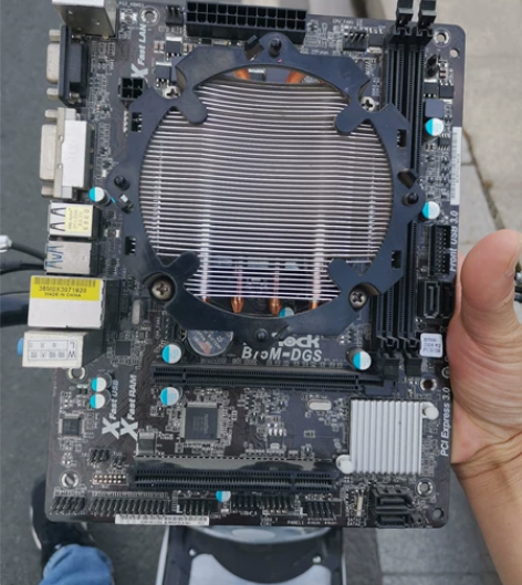 华擎主板B75M-DGS+I3-2130，...
