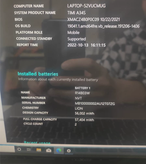 小米笔记本pro14锐龙版R7-5800 ...