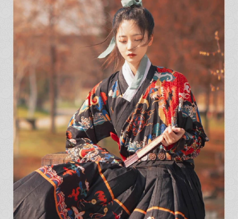 五五年汉服，飞鱼服  仅试穿，整套，放着我...