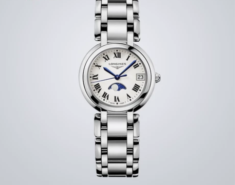 Longines浪琴 官方正品心月月相石英...