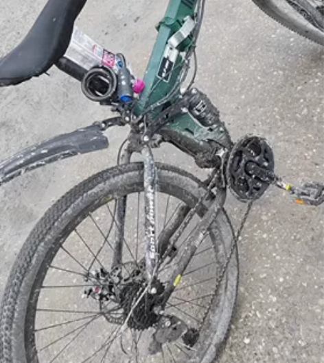 因为买了一辆公路车，所以把这辆闲置的山地自...