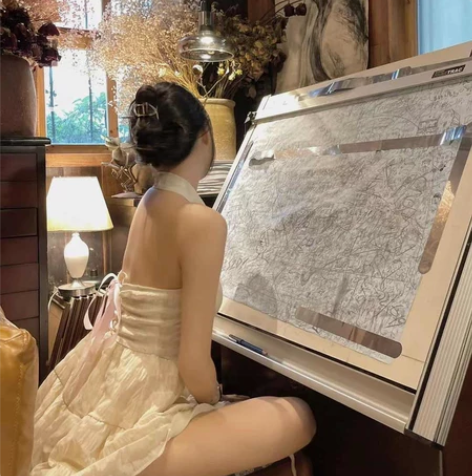 纯欲绑带裙 带子有粉色 白色2个  正面有...