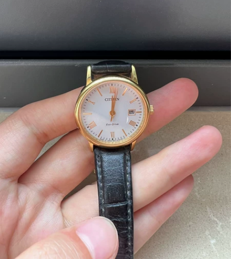 西铁城(CITIZEN)手表 光动能小牛皮...