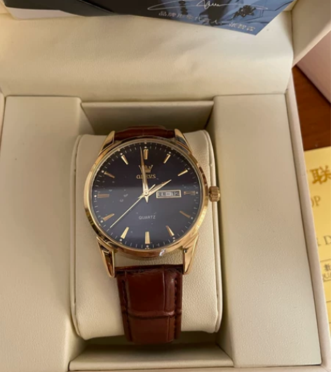 olevs 欧利时 品牌男士石英表简约时尚...