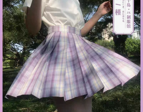 【三个岛JK制服馆】朝槿原创格裙JK制服裙...