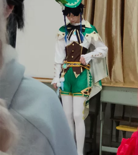 猫与三町目原神温迪cos服 衣服：三町目假...