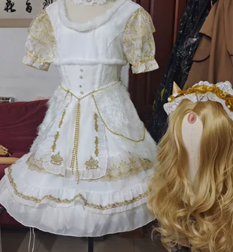 出小女孩恶之源xl(仅试穿) 衣服+裙撑+...