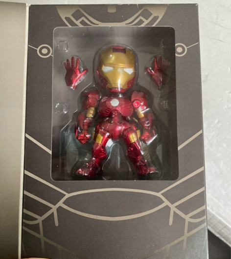 复仇者联盟Q版钢铁侠3手办车载公仔可换手 ...