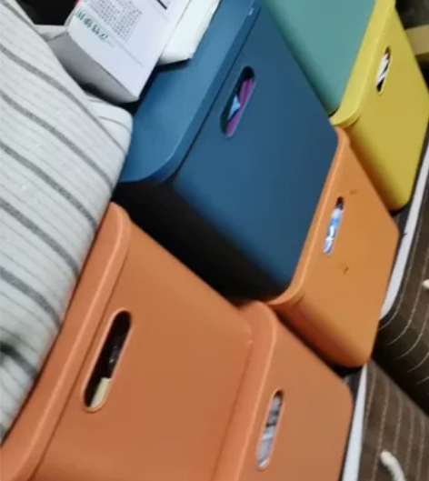 收纳箱6个55元，随便卖了，送全新袜子收纳...