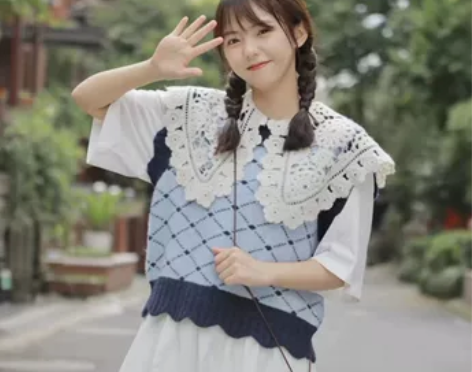 【XIAO LI设计师系列】兮乐町尼小蓝莓...