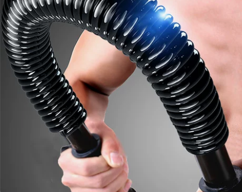 臂力器 臂力器臂力棒拉力器一根铁棒炼全身，...