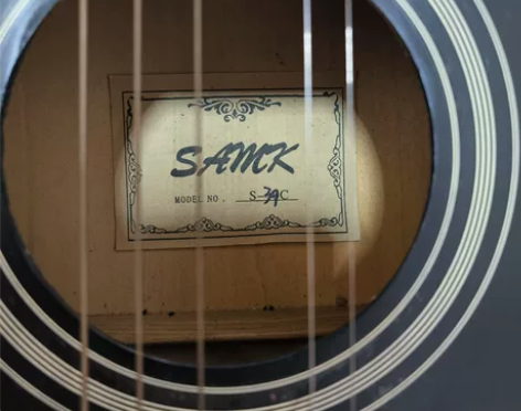 包邮 SAMK 吉他 39寸 4年前花四百...