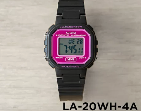 卡西欧手表女CASIO LA-20WH-4...