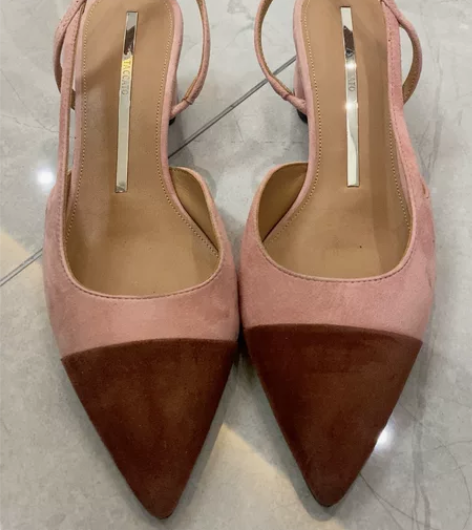 思加图单鞋，反绒皮，里外全皮，舒适跟，专柜...