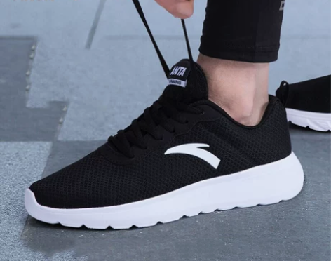 【国庆价】安踏男鞋跑步鞋男士休闲鞋子透气网...