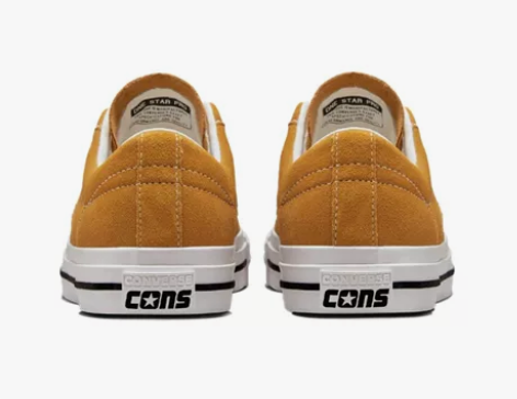 Converse one star 橘黄色...
