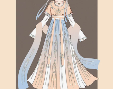 ?珍缕汉服女正品原创千禧寻坦领三件套一片式...