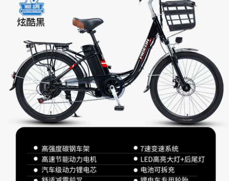 飞鸽电动自行车新国标电瓶车男女通用代步电动...