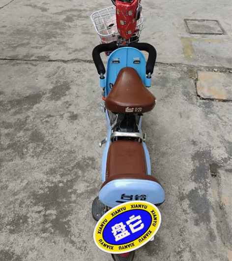 台铃电动自行车，这颜色男女老少都合适，有发...
