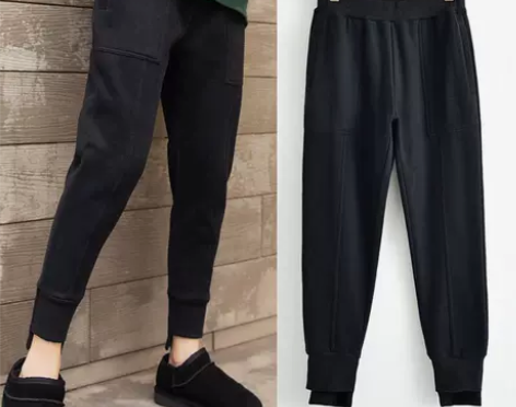 秋冬季加绒运动裤女，加厚保暖卫裤