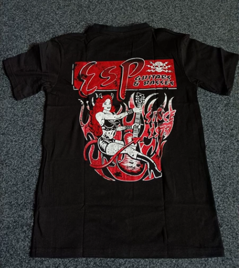 重金属摇滚衫,随意造型朋克摇滚T恤衫,黑色...