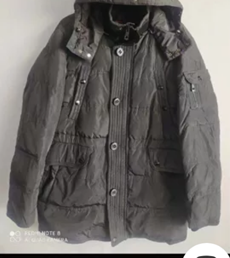 正品 皮尔卡丹 男士羽绒服 码数标签是18...