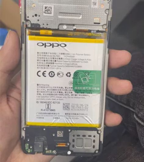oppoA3 4+128屏框坏,后盖卡托坏...