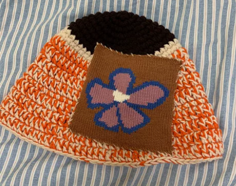 韩国宋旻浩同款手工编织休闲毛线渔夫帽男女小...