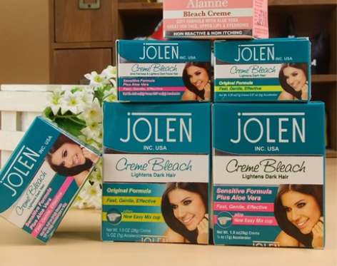 包邮JOLEN脸部眉毛漂眉膏 漂胡剂染眉