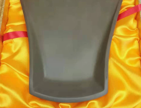 得问簸箕形砚整块天然原石手工斋选礼盒收藏书...