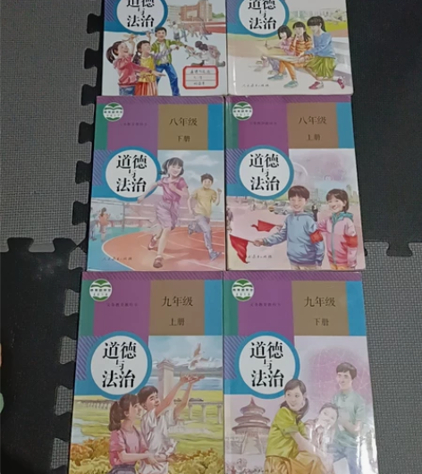二手正版包邮初中七八九789年级人教版道德...