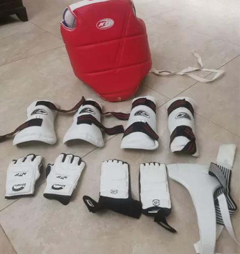 跆拳道护具10件套，全新，一次没用过，仅限...