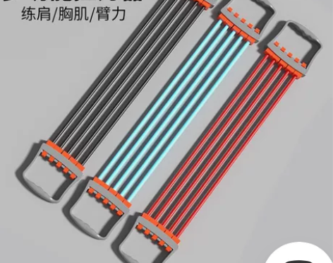 扩胸拉力器臂力男士训练家用健身器材练胸肌手...
