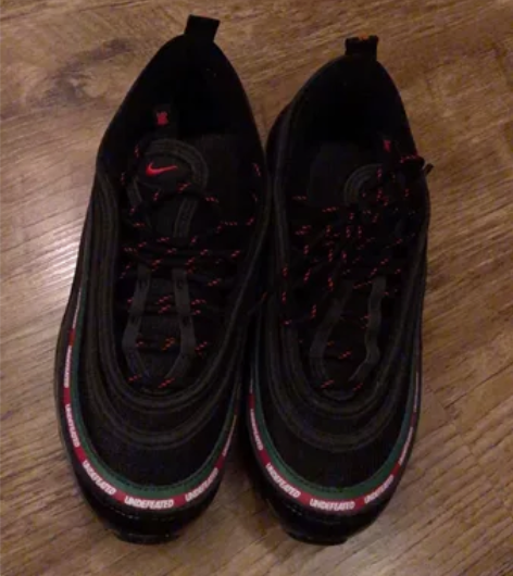 正品Nike运动鞋女鞋跑鞋 黑红绿配色款 ...