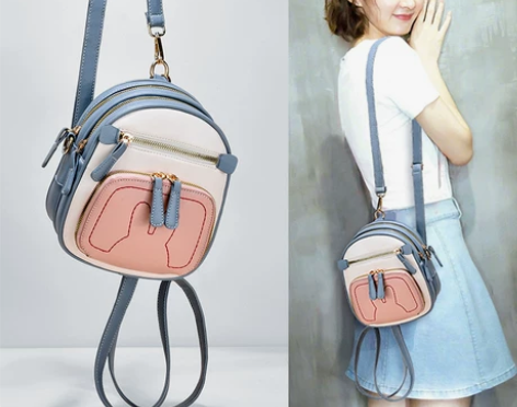 【礼遇价】包包女2022春夏清新迷你双肩包...