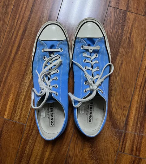 匡威1970s低帮/蓝色 北卡蓝，尺码45...