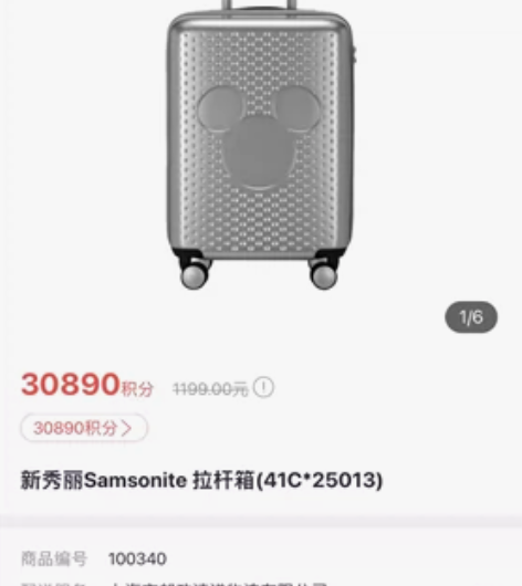 新秀丽拉杆箱（41C*25013） 新秀丽...