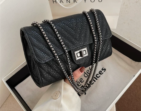 高级感包包女2022新款时尚质感菱格链条包...